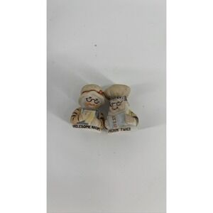 Hershey's JH Schuler Bisque Candy Baker Thimbles Checkin Twice Set